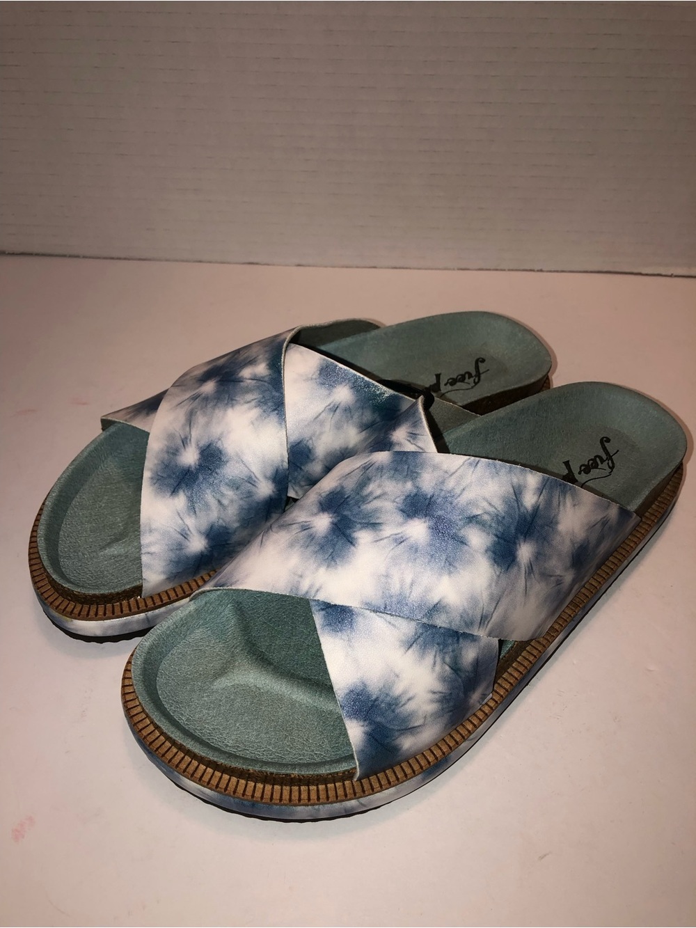 New Free People FP Clouds Sidelines Footbed Sandals Shoes sz 7/37 - Picture 2 of 5